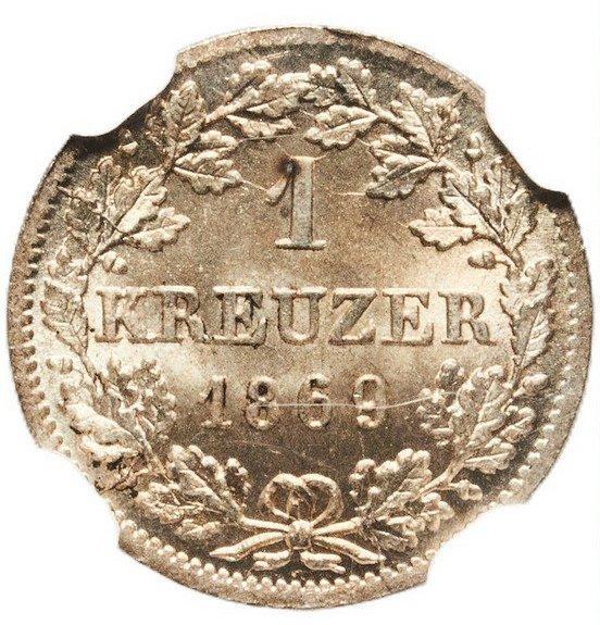 Duitsland, Beieren Ludwig II der Deutsche. Kreuzer 1869 -, Timbres & Monnaies, Monnaies | Europe | Monnaies non-euro