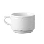 Cappuccinokopjes | FLORA | Porselein | Wit | 25cl | 12, Verzenden, Nieuw in verpakking