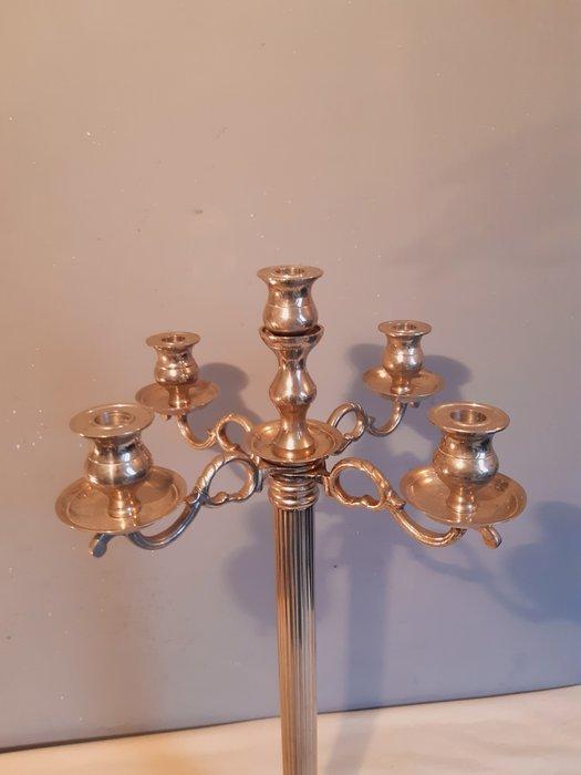 Kandelaar - Chroom - Cadela, Antiek en Kunst, Curiosa en Brocante
