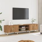 vidaXL Tv-meubel 180x31,5x40 cm bewerkt hout artisanaal, Huis en Inrichting, Verzenden, Nieuw