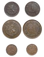 Nederland. Willem III. 1 Cent 1877 & 2 1/2 Cents 1881 and, Postzegels en Munten