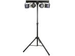 QTX LED FX Bar Derby standaard, 2 RGBW par spots, 2 derby, Nieuw