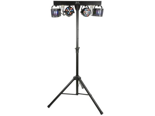 QTX LED FX Bar Derby Standaard, 2 RGBW Par Spots, 2 Derby, Muziek en Instrumenten, Licht en Laser
