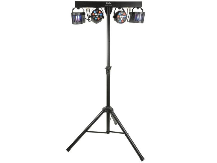 QTX LED FX Bar Derby Standaard, 2 RGBW Par Spots, 2 Derby, Muziek en Instrumenten, Licht en Laser