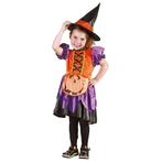 Halloween Heks Kostuum Pompoen Kind 3/4 jaar, Kinderen en Baby's, Carnavalskleding en Verkleedspullen, Verzenden, Nieuw