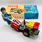 MS China - Clockwork Tractor, in doos - Opwindbaar blikken, Antiek en Kunst