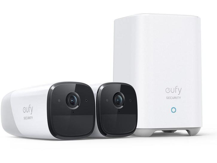 Anker eufyCam 2 Pro - Bewakingscamera 2K resolutie - 365, Huis en Inrichting, Woonaccessoires | Overige, Zo goed als nieuw, Verzenden