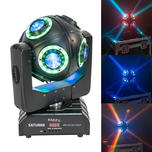 Ibiza Light Saturne DMX Moving Head 4-in-1 RGBW LED, Musique & Instruments, Lumières & Lasers