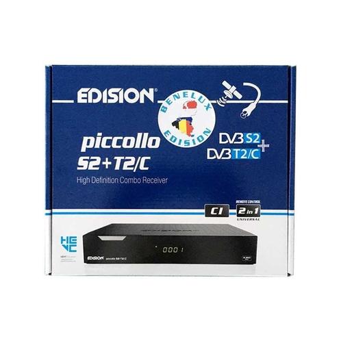Edision Piccollo S2+T2/C met CI slot - BeNeLux versie!, Télécoms, Émetteurs & Récepteurs, Enlèvement ou Envoi