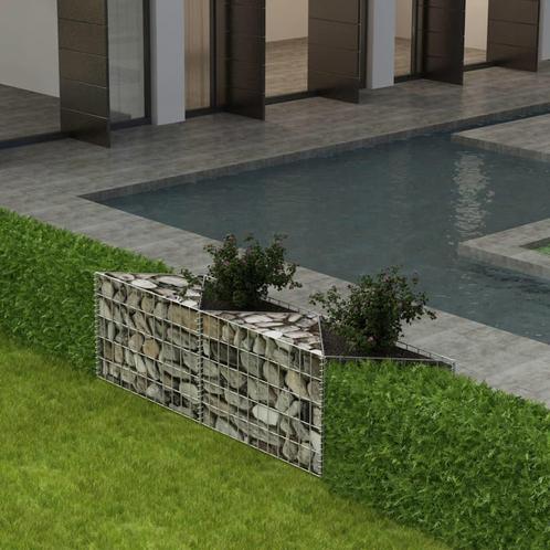 vidaXL Gabion mand 120x30x50 cm gegalvaniseerd staal, Jardin & Terrasse, Clôtures de jardin, Envoi