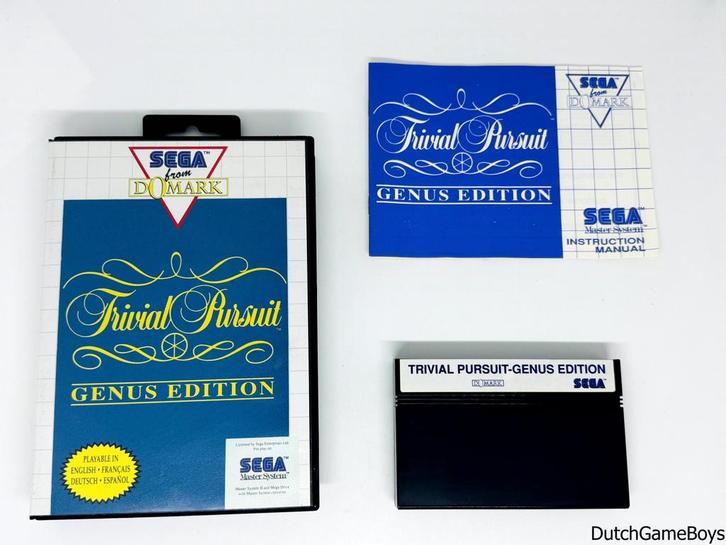Sega Master System - Trivial Pursuit, Games en Spelcomputers, Games | Sega, Gebruikt, Verzenden