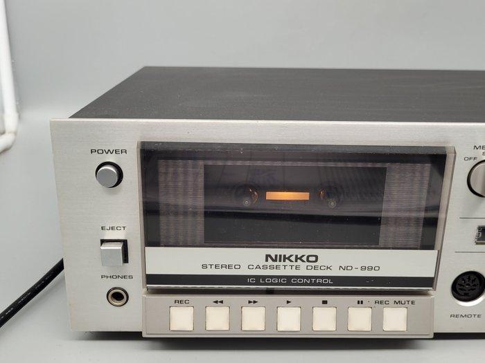 Nikko - ND-990 Cassetterecorder-speler, TV, Hi-fi & Vidéo, Radios