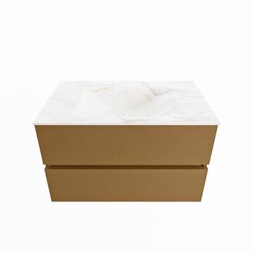 MONDIAZ VICA-DLUX 80cm badmeubel onderkast Oro 2 lades., Ophalen of Verzenden, Overige typen