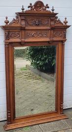 Spiegel - Hout, Geslepen loodglas