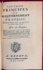 Gin / Moreau - Les vrais principes du gouvernement françois