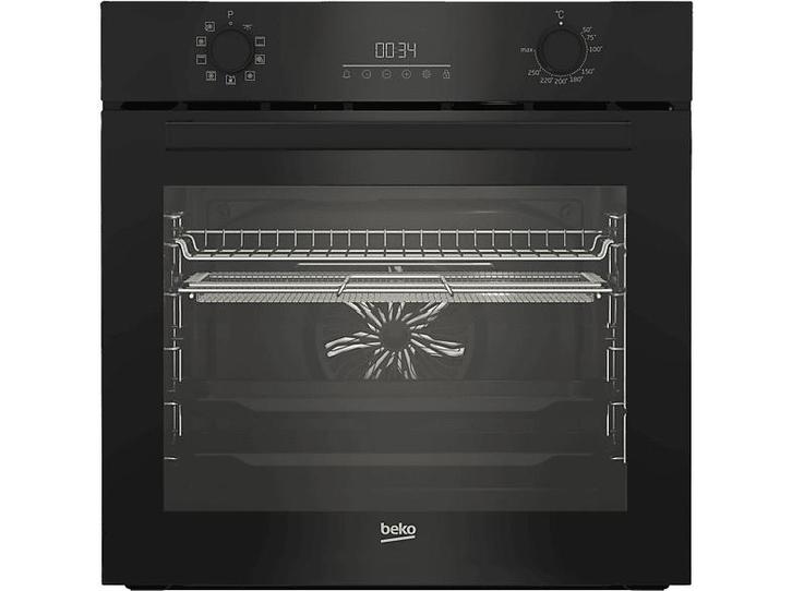 Beko -  Inbouw Oven A+ (bbim173001be) - Zwart, Elektronische apparatuur, Ovens, Inbouw, Hete lucht, Nieuw, Oven met grill, 60 cm of meer