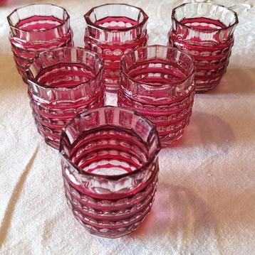 Val Saint Lambert - Drankservies (8) - Kristal