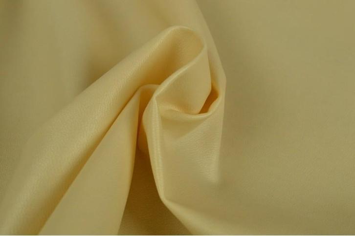 10 meter kunstleer - Creme, Hobby en Vrije tijd, Stoffen en Lappen, 120 cm of meer, 200 cm of meer, Overige kleuren, Nieuw, Leer of Kunstleer