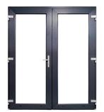 PVC  Dubbele deur Premium Plus b200xh215 cm Antraciet, Doe-het-zelf en Bouw, Glas en Ramen, Nieuw, Dubbelglas, Ophalen of Verzenden