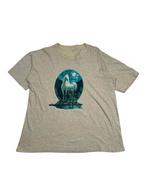 Vintage Unicorn Grey Printed T-Shirt maat L, Vêtements | Hommes, T-shirts, Ophalen of Verzenden