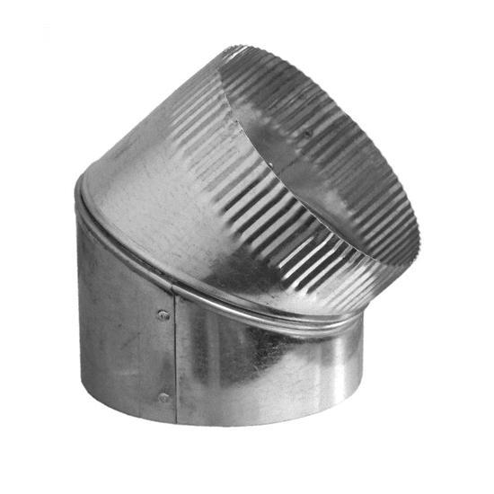 Aluminium bocht 45° | Ø 180 mm, Doe-het-zelf en Bouw, Ventilatie en Afzuiging, Verzenden