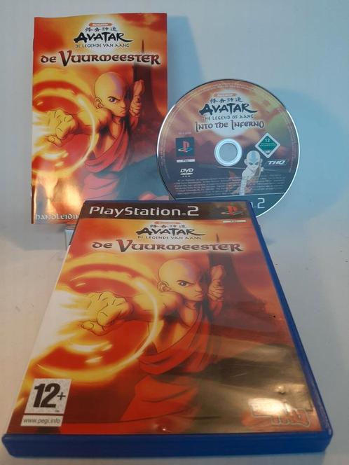 Avatar de Legende van Aang de Vuurmeester Playstation 2, Games en Spelcomputers, Games | Sony PlayStation 2, Zo goed als nieuw