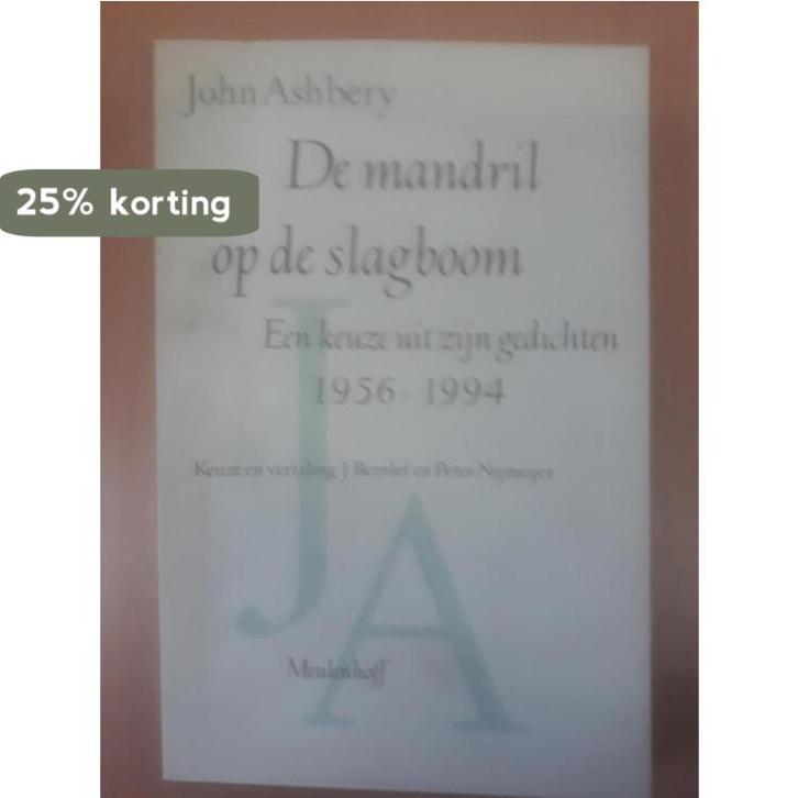 De mandril op de slagboom 9789029046381 John Ashbery, Boeken, Literatuur, Gelezen, Verzenden