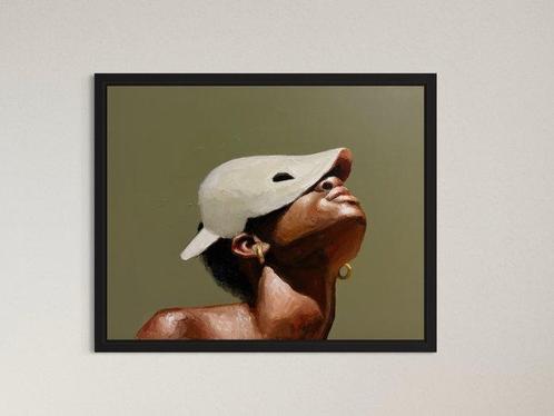 Houessou Koffins Bryan (1999) - Masque du jour, Antiek en Kunst, Kunst | Schilderijen | Modern