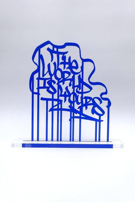 Golden Boy (2000) - THE WORLD IS YOURS (Original Artwork, Antiek en Kunst, Kunst | Schilderijen | Modern