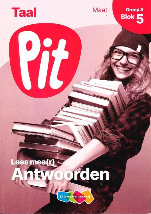 Pit Antwoorden Taal Maat Blok 5 Groep 8, Livres, Livres scolaires, Envoi