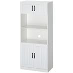 TRUUSK Keukenkast Keukenbuffet Hoge Kast - 2 Planken - 2 Kas, Huis en Inrichting, Kasten | Overige, Verzenden, Nieuw