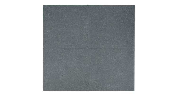 Keramieken tegels Belgiumstone anthracite - 60x60x2 cm, Tuin en Terras, Tegels en Klinkers, Terrastegels, Nieuw, 10 m² of meer