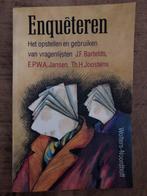 ENQUETEREN 9789001051020, Verzenden, Bartelds, Th.H. Joostens