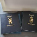 België - Twee Davo Cristal albums met cassettes, Postzegels en Munten, Gestempeld