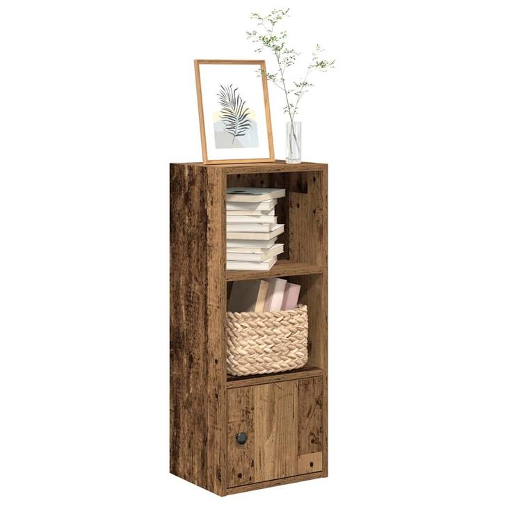 vidaXL Boekenkast 31x24x77 cm bewerkt hout oud houtkleurig, Huis en Inrichting, Kasten | Boekenkasten, Nieuw, Verzenden