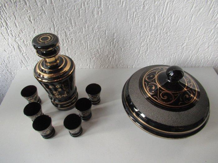 De Rupel Boom - Drinkset - Likeur set en bonbonschaal in, Antiek en Kunst, Kunst | Designobjecten