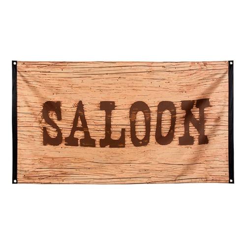 Cowboy Vlag Saloon 1,5m, Hobby & Loisirs créatifs, Articles de fête, Envoi