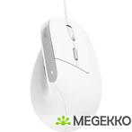 Trust Bayo II Ergonomische Muis Wit, Computers en Software, Verzenden, Nieuw