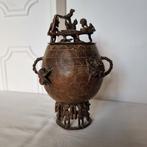 Bronzen ritueelbekertje - Brons - Ghana - tribal, Antiek en Kunst