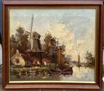 École néerlandaise (XX) - Molen aan het water