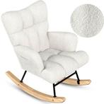 2dekans | Flowsense Schommelstoel Teddy Wit - Schommelstoel, Ophalen of Verzenden, Nieuw