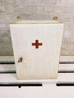 Medicijnkastje - Vintage EHBO-kastje - Multiplex, Vurenhout
