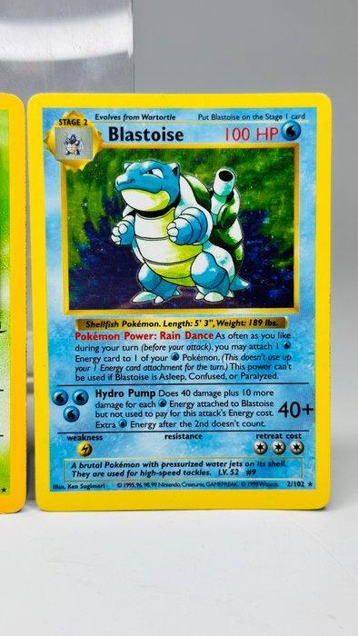 Pokémon - 2 Card - Blastoise, Venusaur 2/102; 18/130 Foil -, Hobby en Vrije tijd, Verzamelkaartspellen | Pokémon