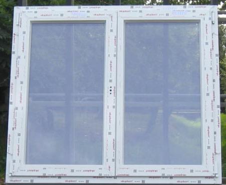 pvc raam , chassis , venster , kozijn 136 x 122 wit, Doe-het-zelf en Bouw, Raamkozijnen en Schuifdeuren, Inclusief glas, Nieuw