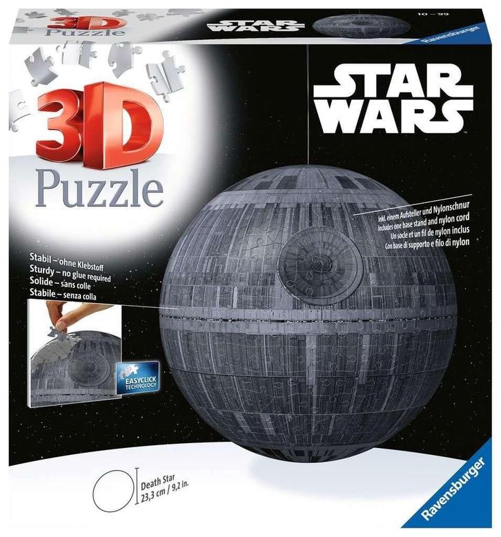 Star Wars 3D Puzzel Death Star (543 stukken), Verzamelen, Star Wars, Ophalen of Verzenden