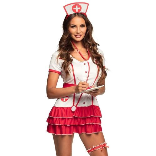 Kostuum Set Verpleegster 3 delig, Hobby & Loisirs créatifs, Articles de fête, Envoi