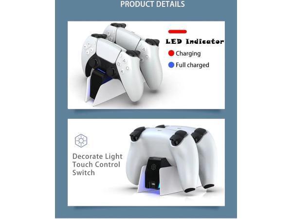 Veiling - Honcam Charging station voor Playstation 5 control, Games en Spelcomputers, Spelcomputers | Overige