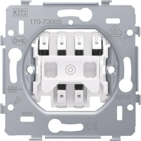Niko Basis Element Drukknop - 170-73015, Doe-het-zelf en Bouw, Elektriciteit en Kabels, Verzenden
