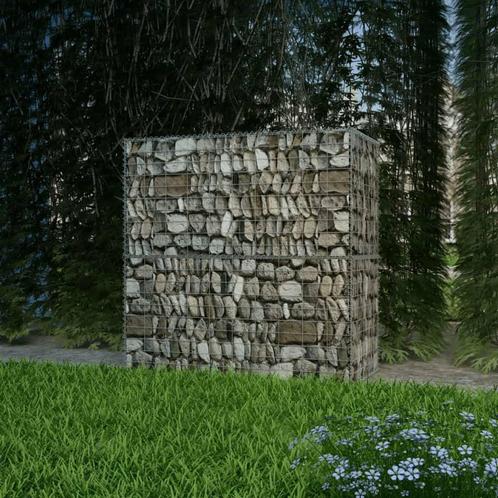 vidaXL Gabion mand 100x50x100 cm gegalvaniseerd staal, Jardin & Terrasse, Clôtures de jardin, Envoi