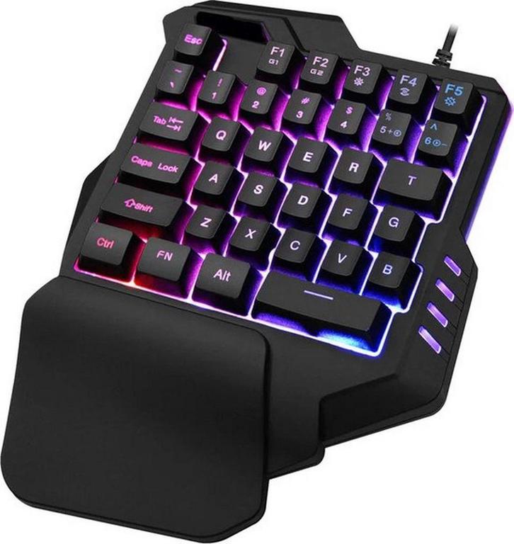 Elementkey MECHA3 één Hand Ontworpen Mini Gaming Toetsenbord, Computers en Software, Toetsenborden, Nieuw, Verzenden